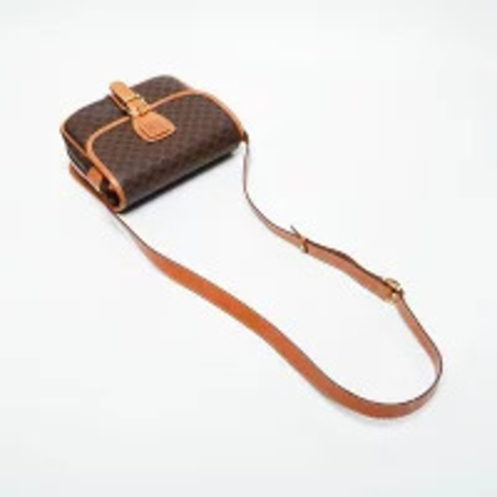 Celine Macadam Shoulder Bag Brown - Picture 10 of 13